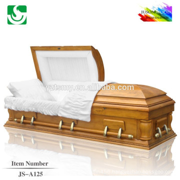 American style high quality cremation cheap casket wood